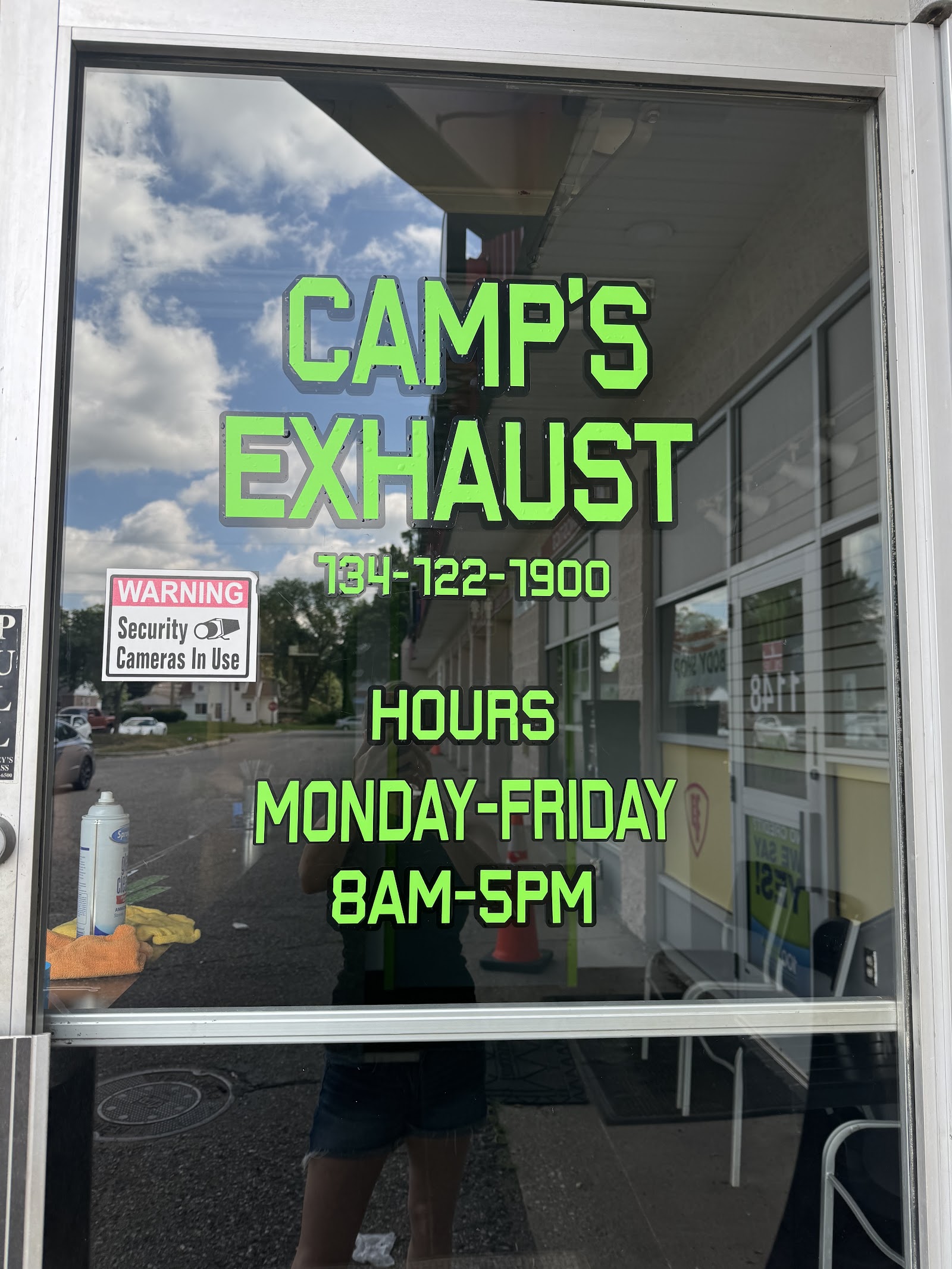 Camp’s Exhaust — photo
