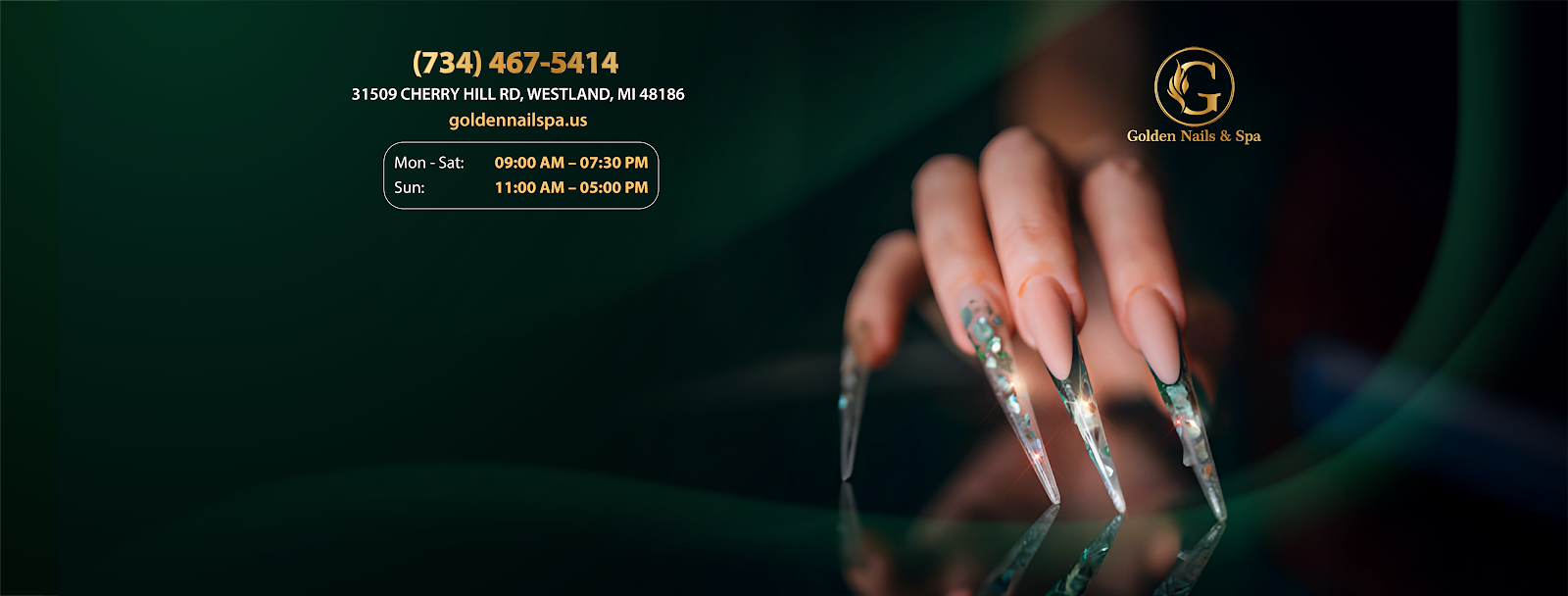 Golden Nail Spa in Westland